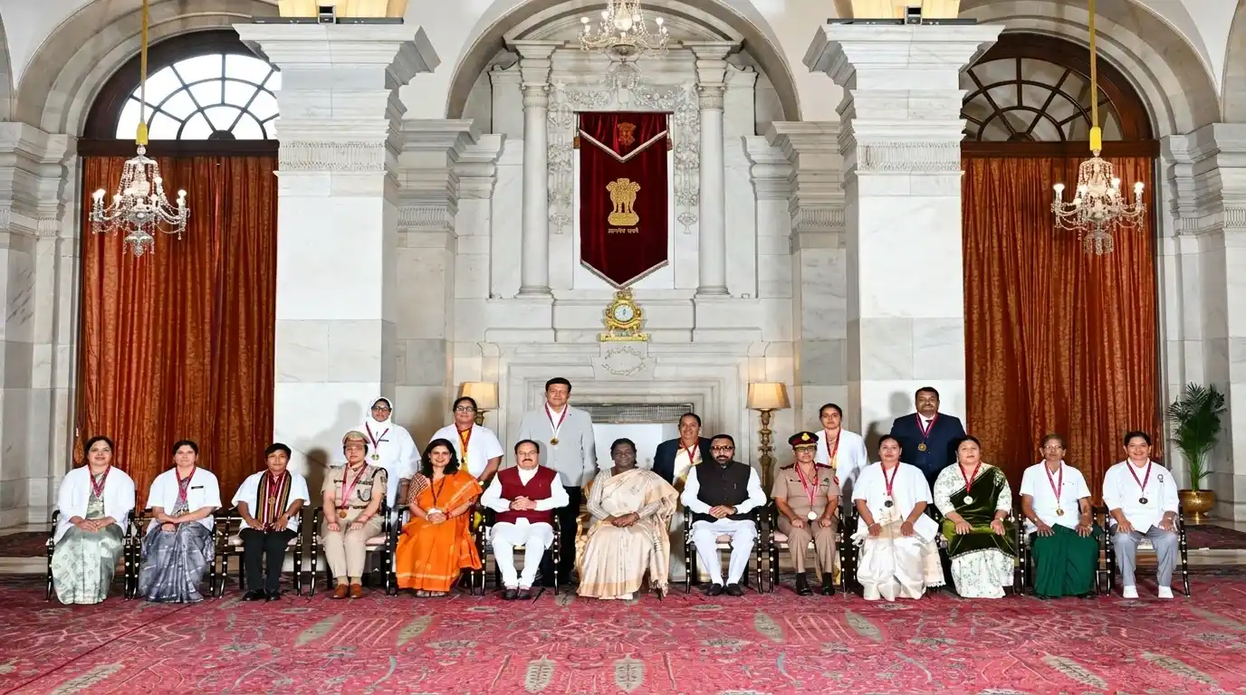 National Florence Nightingale Awards 2026: President Murmu Honours 15 Nurses